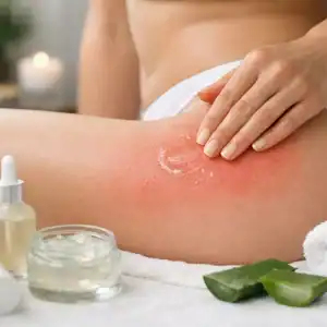 Waxing Nachpflege bei roter Haut richtig machen
