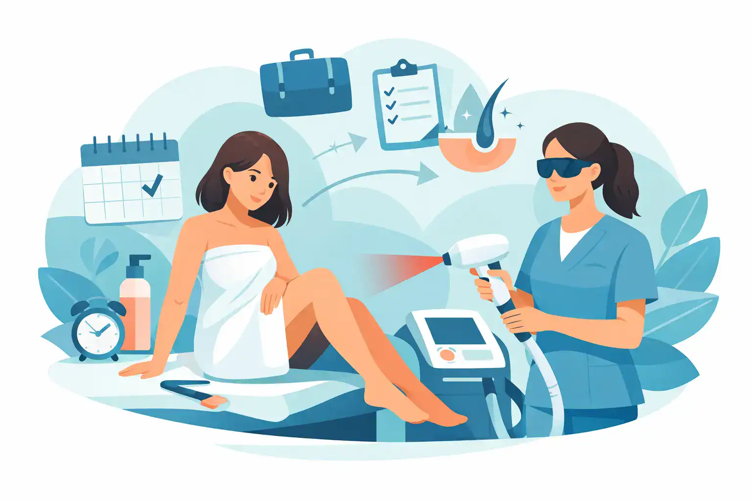 So den Diodenlaser-Termin optimal vorbereiten