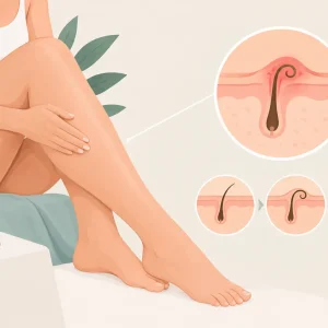Warum entstehen eingewachsene Haare nach der Haarentfernung?