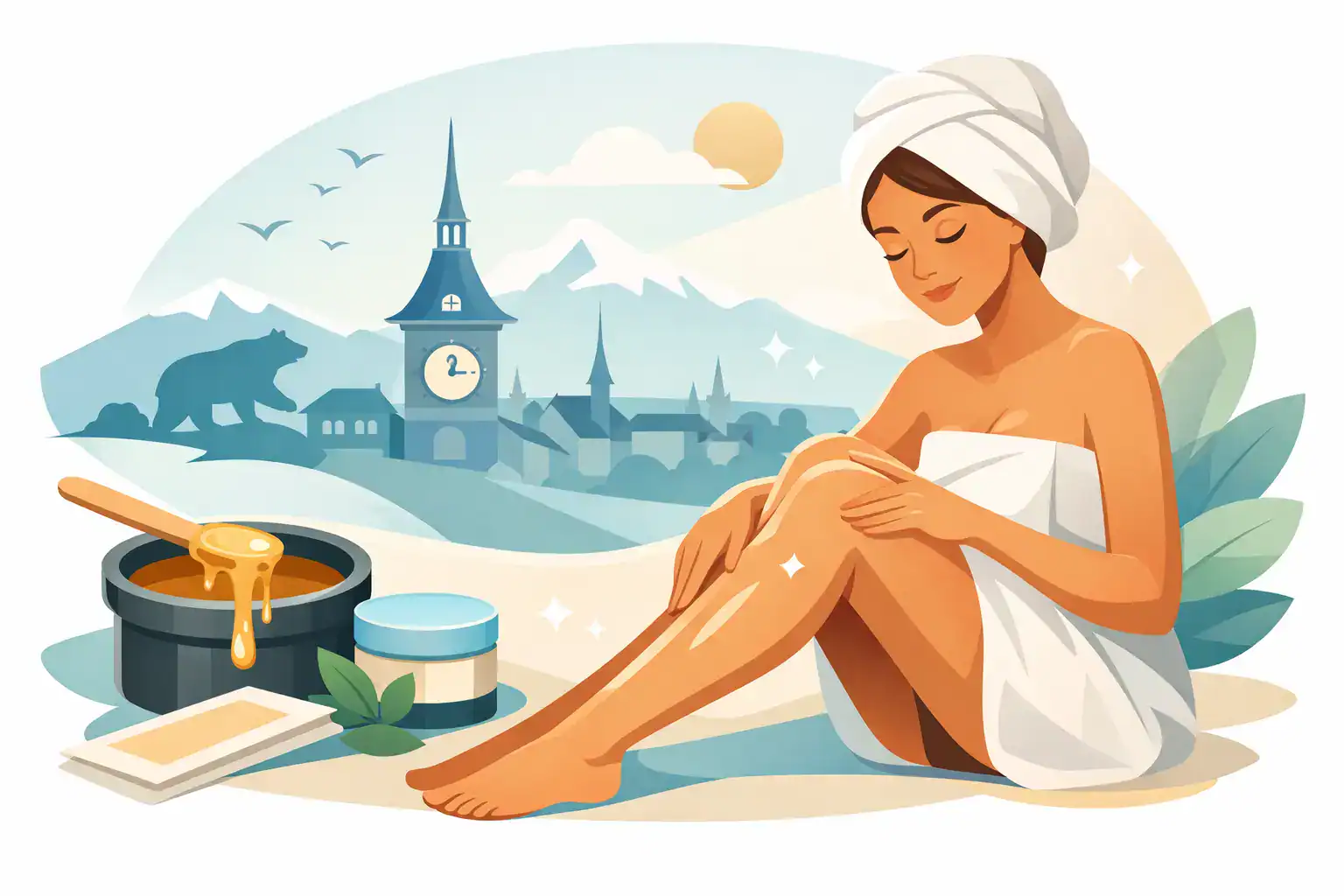 Waxing Bern für glatte Haut mit gutem Gefühl